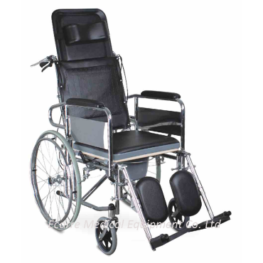 Silla de ruedas con cómoda reclinable de acero WR6609GCJ