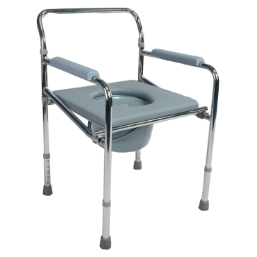 Silla cómoda de acero cromado WR5896