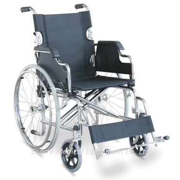 WR6908AQ Silla de ruedas de acero cromada