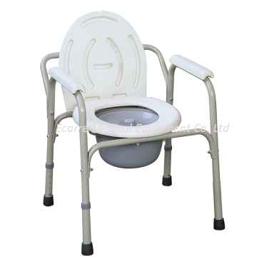 Silla con inodoro de acero con recubrimiento en polvo WR5810