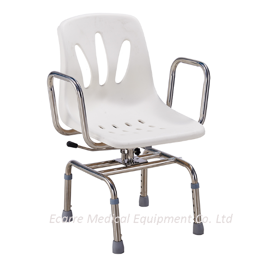 silla de baño con asiento giratorio