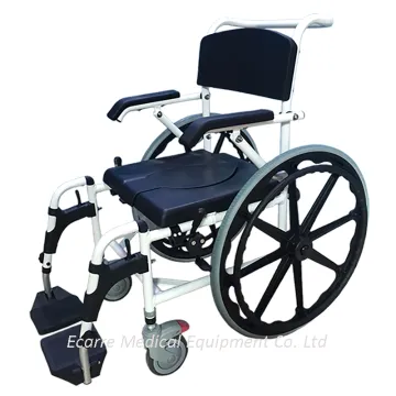 Silla cómoda de ducha de aluminio WR6532 con ruedas